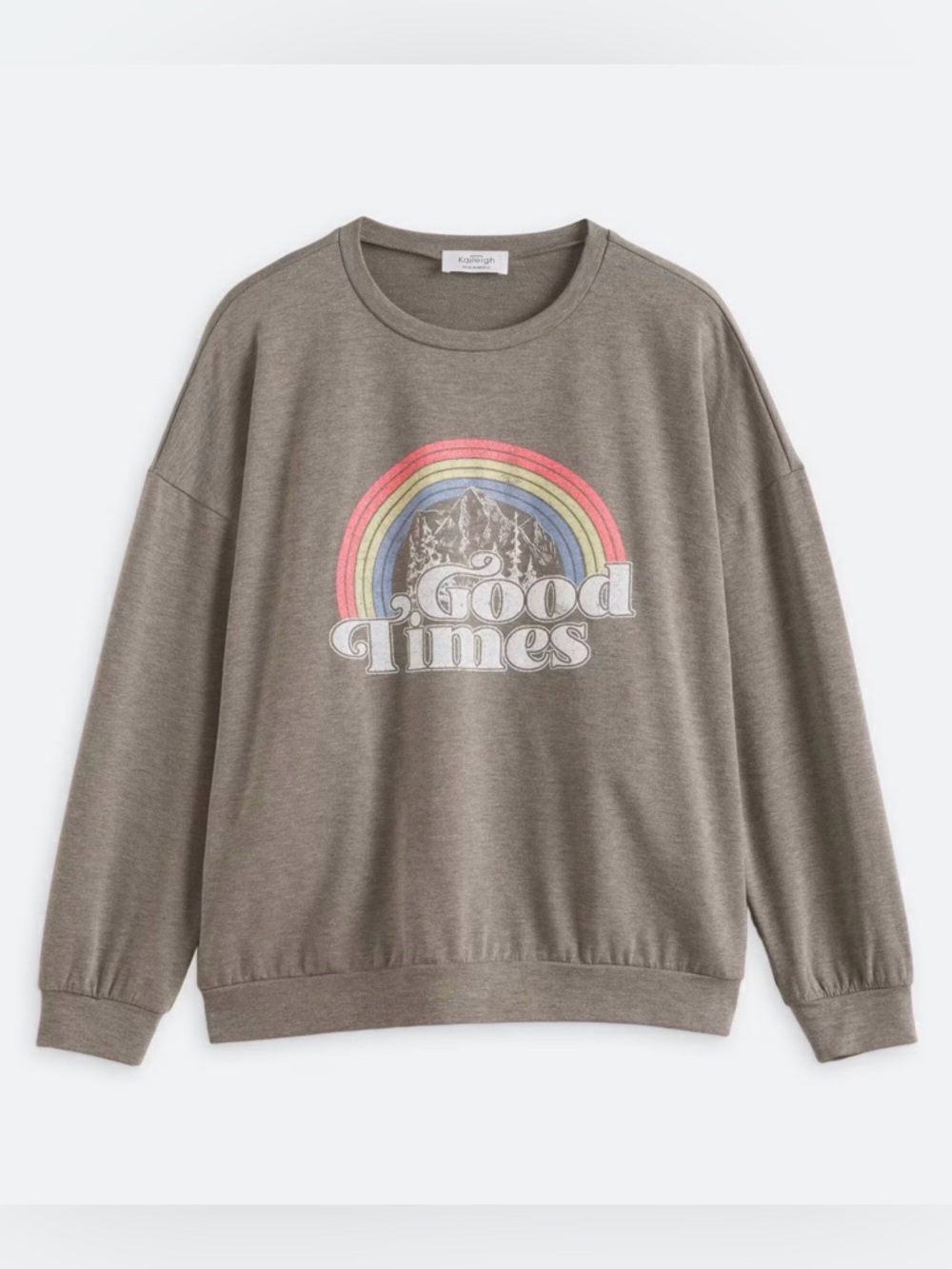 StitchFix Kaileigh Olive “Good Times' Sweatshirt